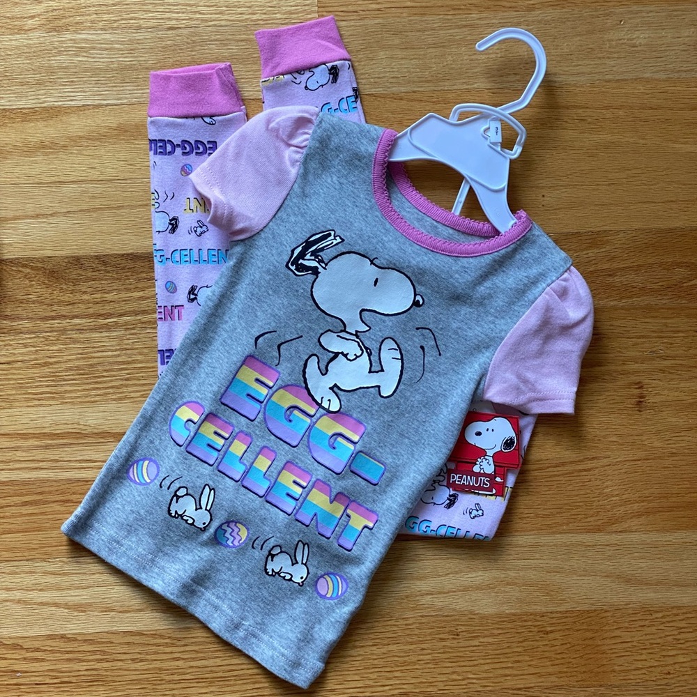 NWT toddler Easter 2 piece pajama set